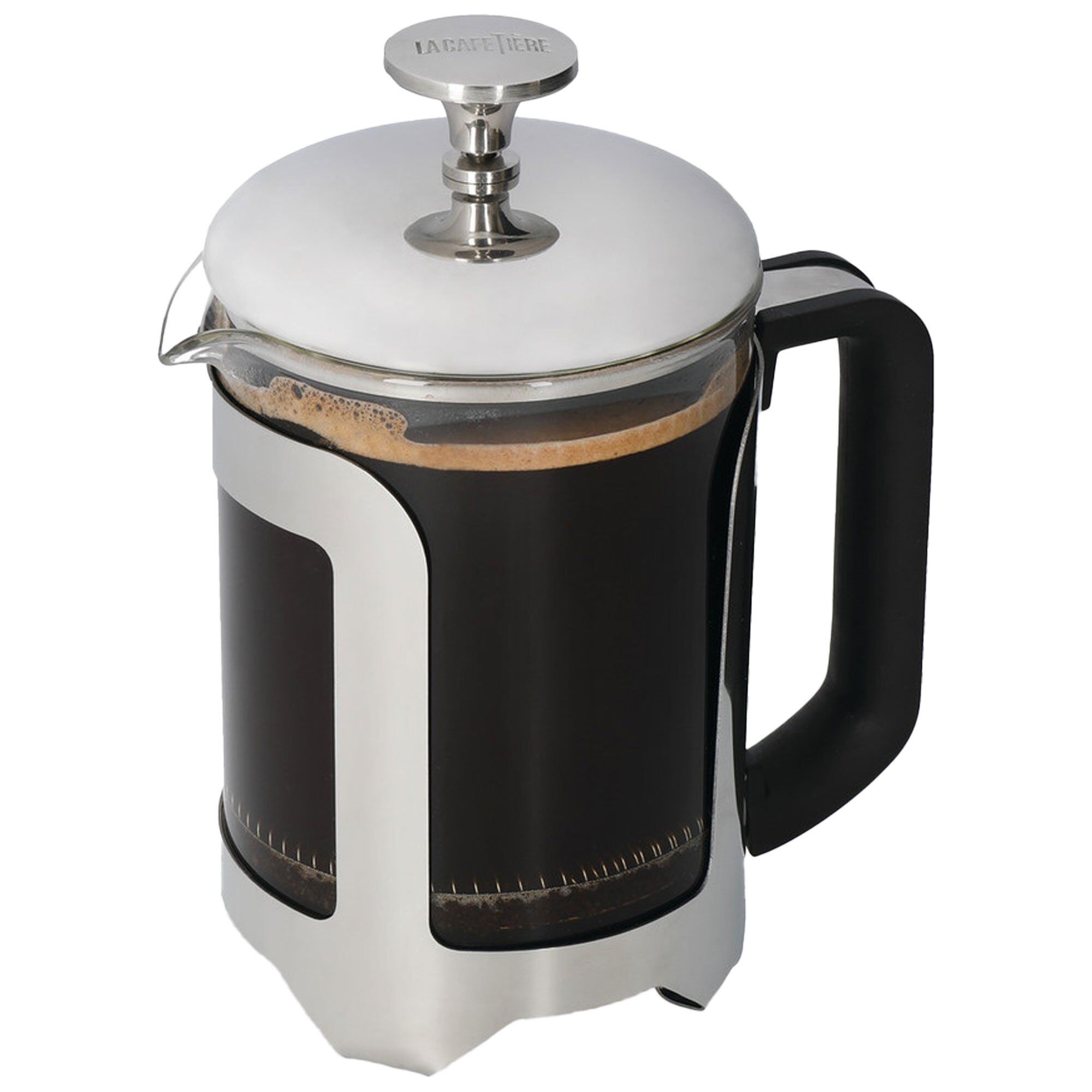 La CafetiÃ¨re Roma Stempelkande 4 kopper, rustfrit stål