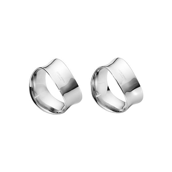 Georg Jensen Cobra servietringe, 2 stk : Erling Christensen Møbler