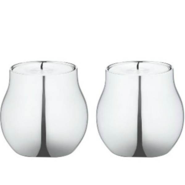 Georg Jensen Cafu fyrfadslysestager - 2 stk. : Erling Christensen Møbler
