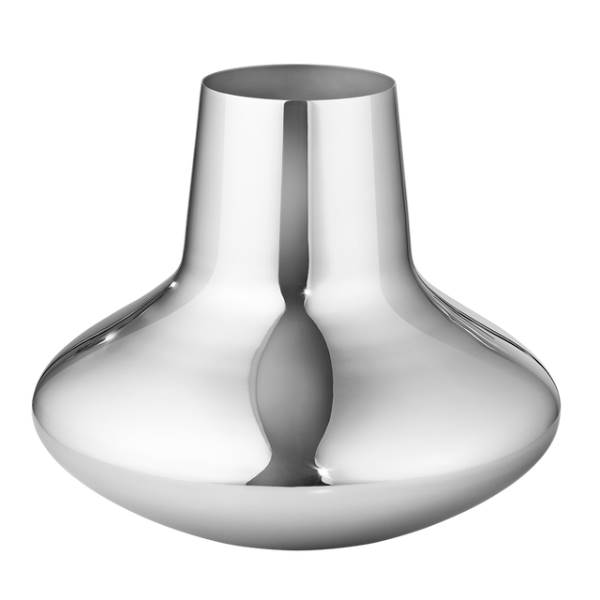 Georg Jensen Henning Koppel vase, mellem : Erling Christensen Møbler