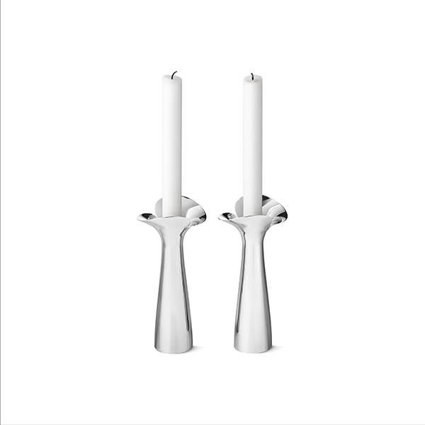 Georg Jensen Bloom Botanica lysestager 2 stk. : Erling Christensen Møbler