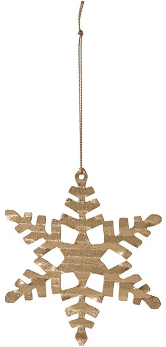 Juleornament stjerne House Doctor Ornament serie i messing Ø11,7 cm