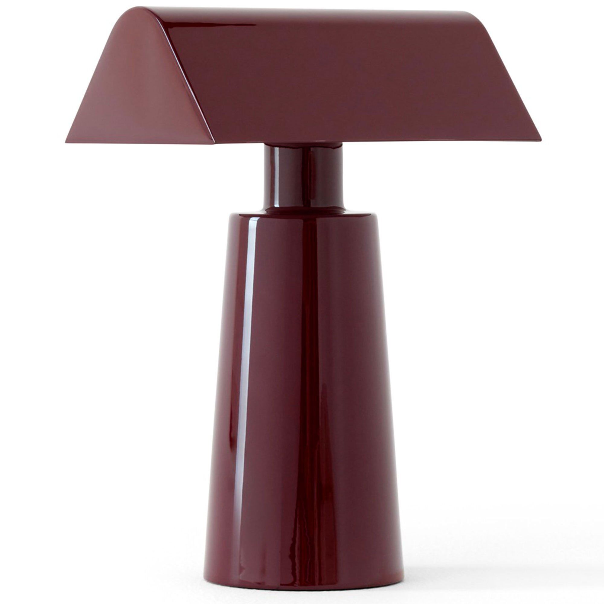 Andtradition &Tradition Caret MF1 bærbar lampe, burgunder