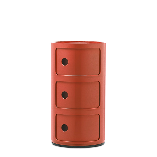 Kartell Componibili Classic - 3 rum - Orange  : Erling Christensen Møbler
