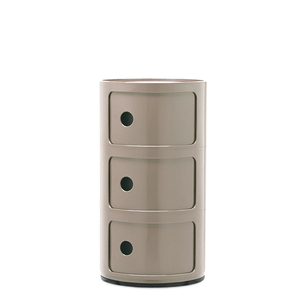 Kartell Componibili Classic - 3 rum - Taupe  : Erling Christensen Møbler