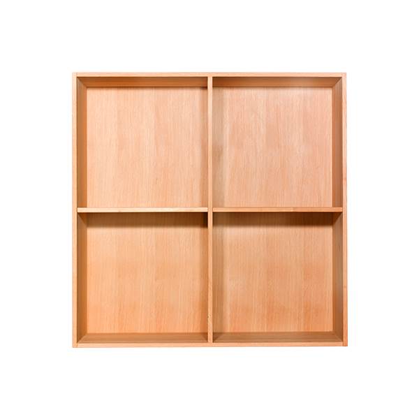 Kidi bogkasse - Massiv fingertappet eg - Natur olie - 34 cm  : Erling Christensen Møbler