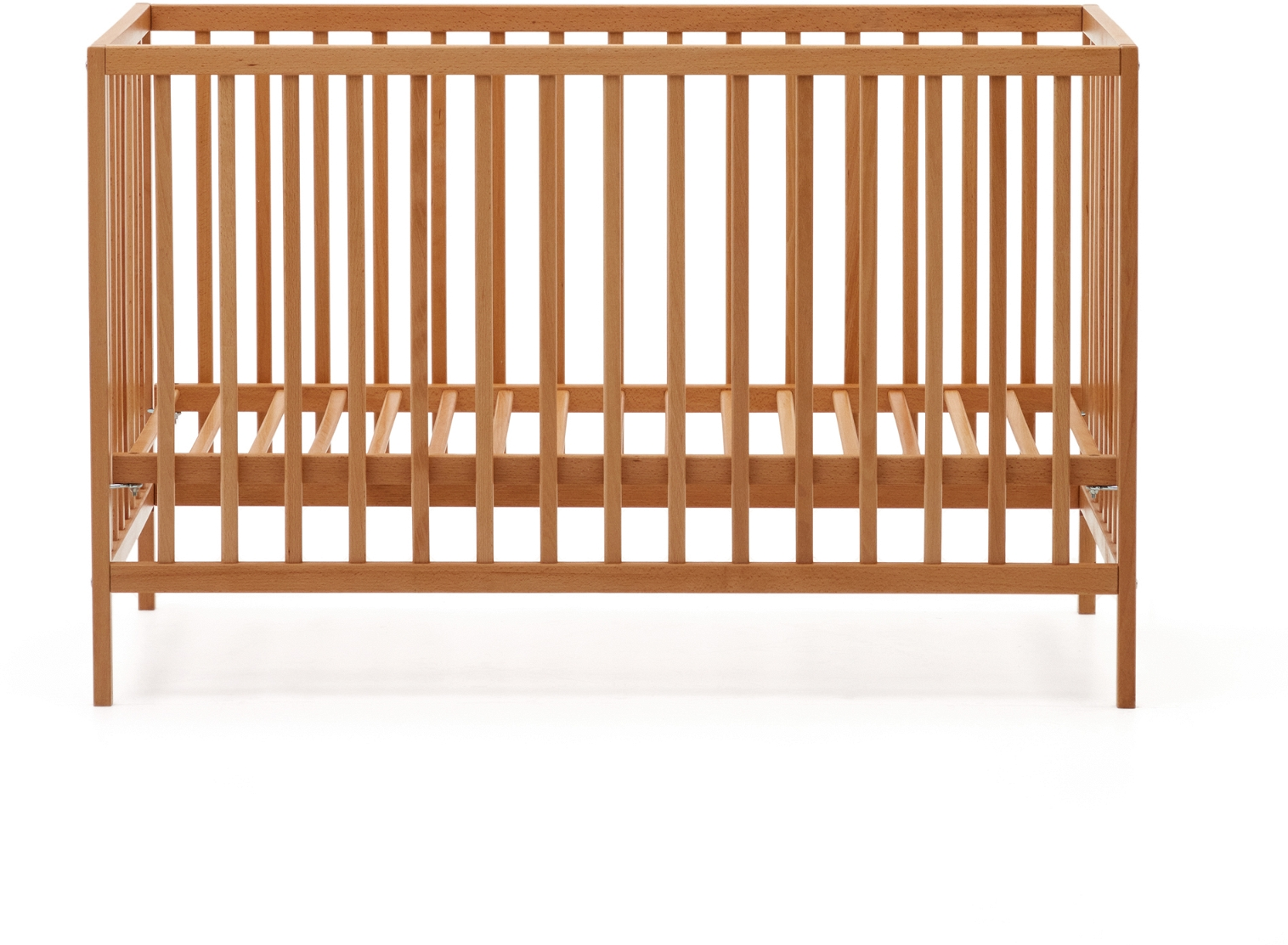 Tremmeseng barneseng Kave Home Shantal massivt bøgetræ natur H78,5xL123xB65 cm