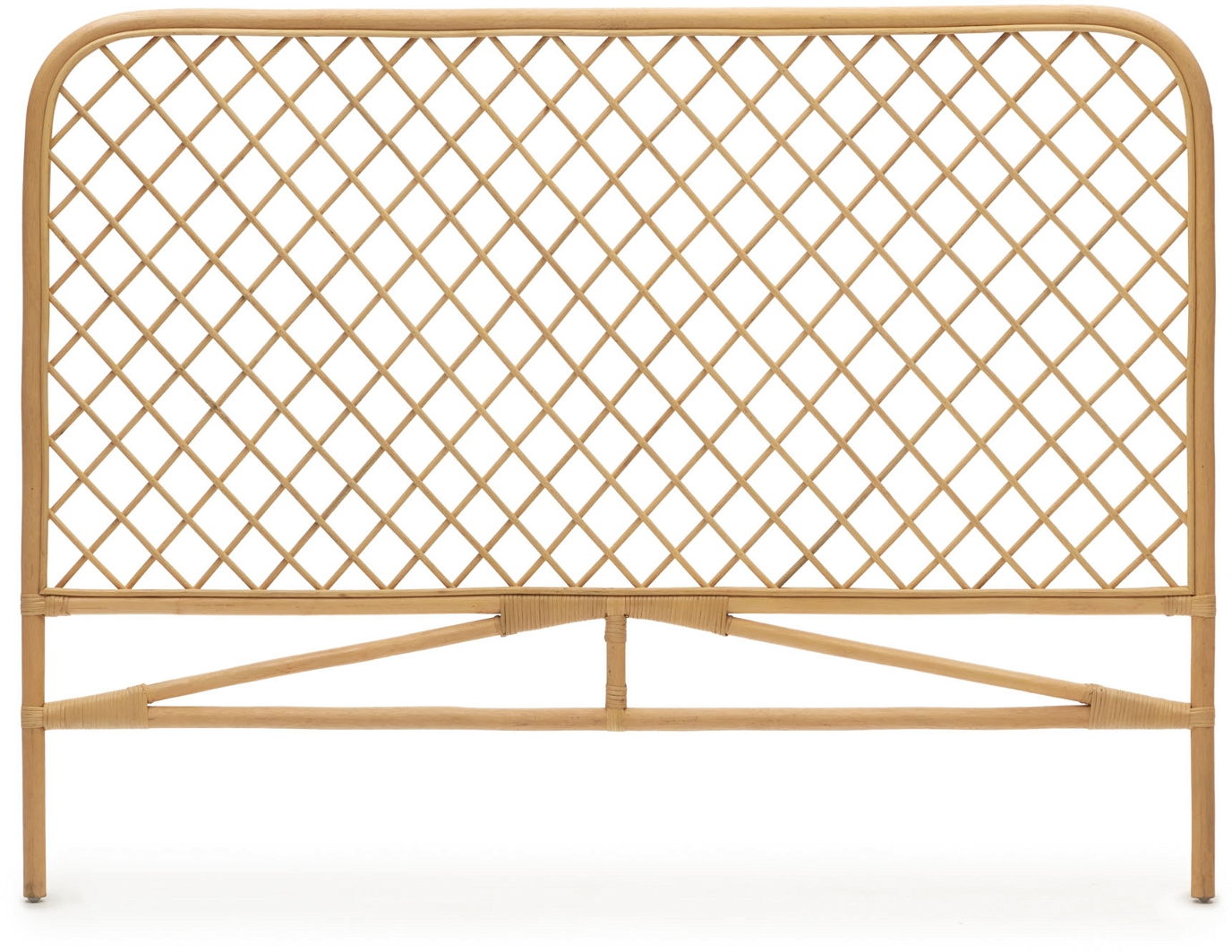 Sengegavl/hovedgærde Kave Home Citlalli rattan natur 110x160 cm