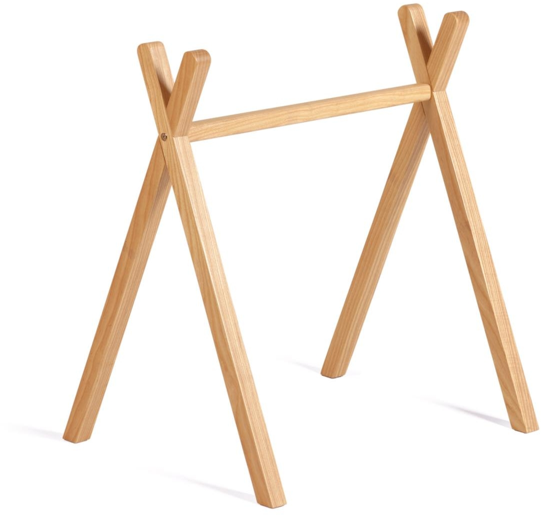 Legetipi Kave Home Maralis  -  børnetelt i massiv ask, moderne nordisk design, natur, H74ÃB53ÃL67 cm