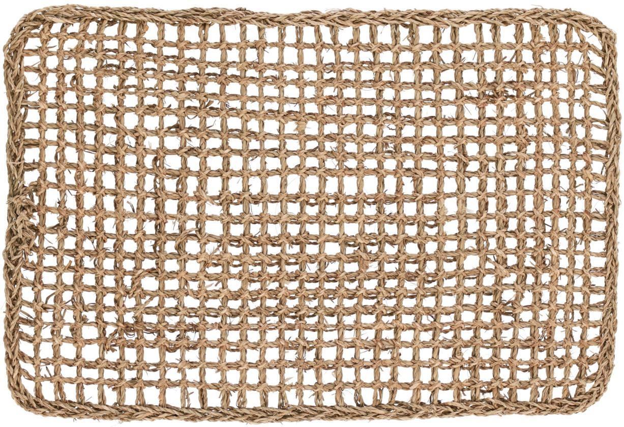 Dørmåtte/entrémåtte Kave Home Yariela 40x60 cm i håndvævet jute natur