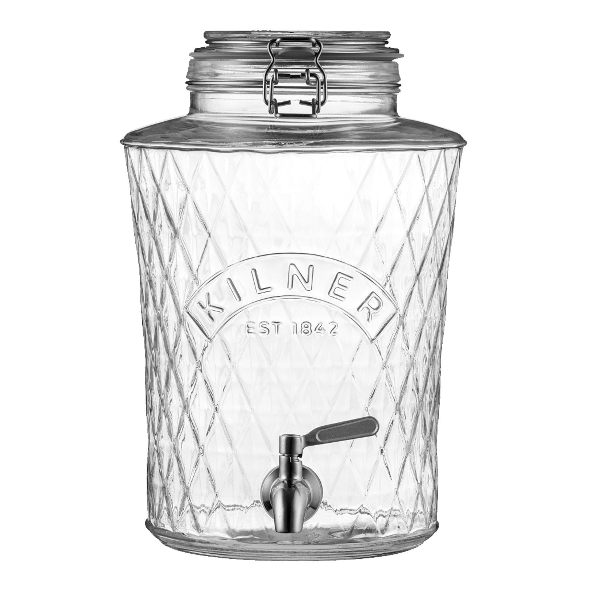 Kilner Diamond Beholder med taphane 5 liter