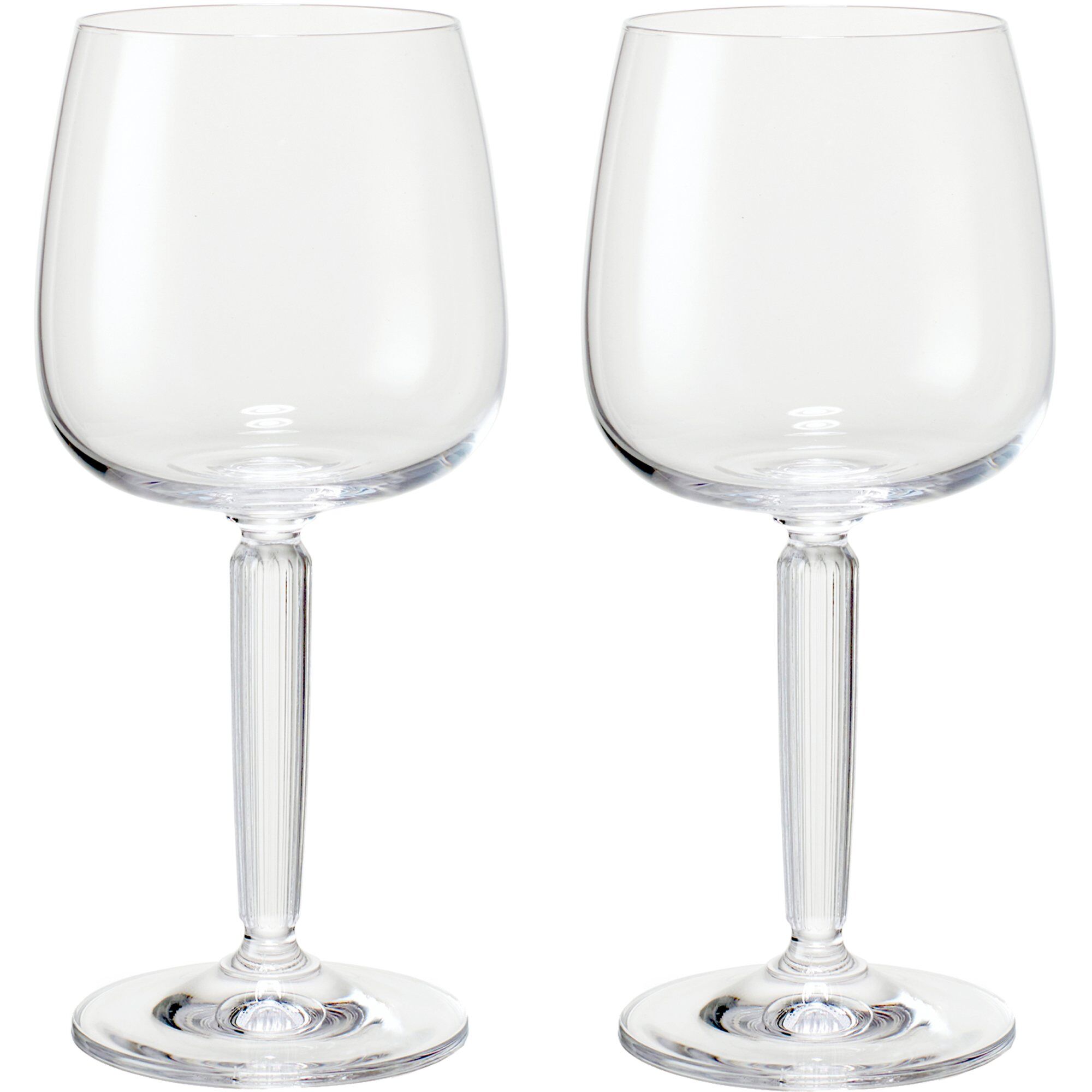 Kähler Hammershøi hvidvinsglas, 35 cl, Ø 8,5 cm, 2 stk, klar