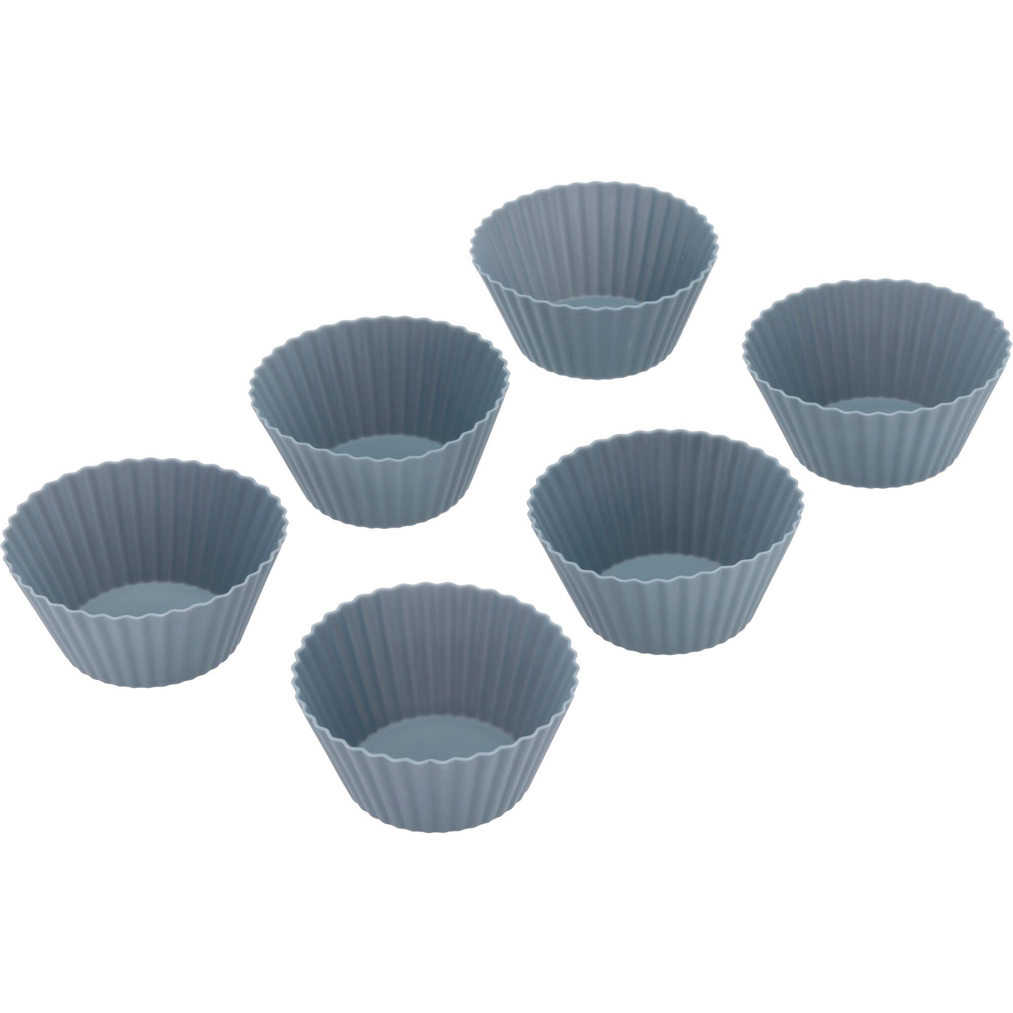 Tareq taylor Pecan muffinform 6 stk, 7x3 cm, indigo