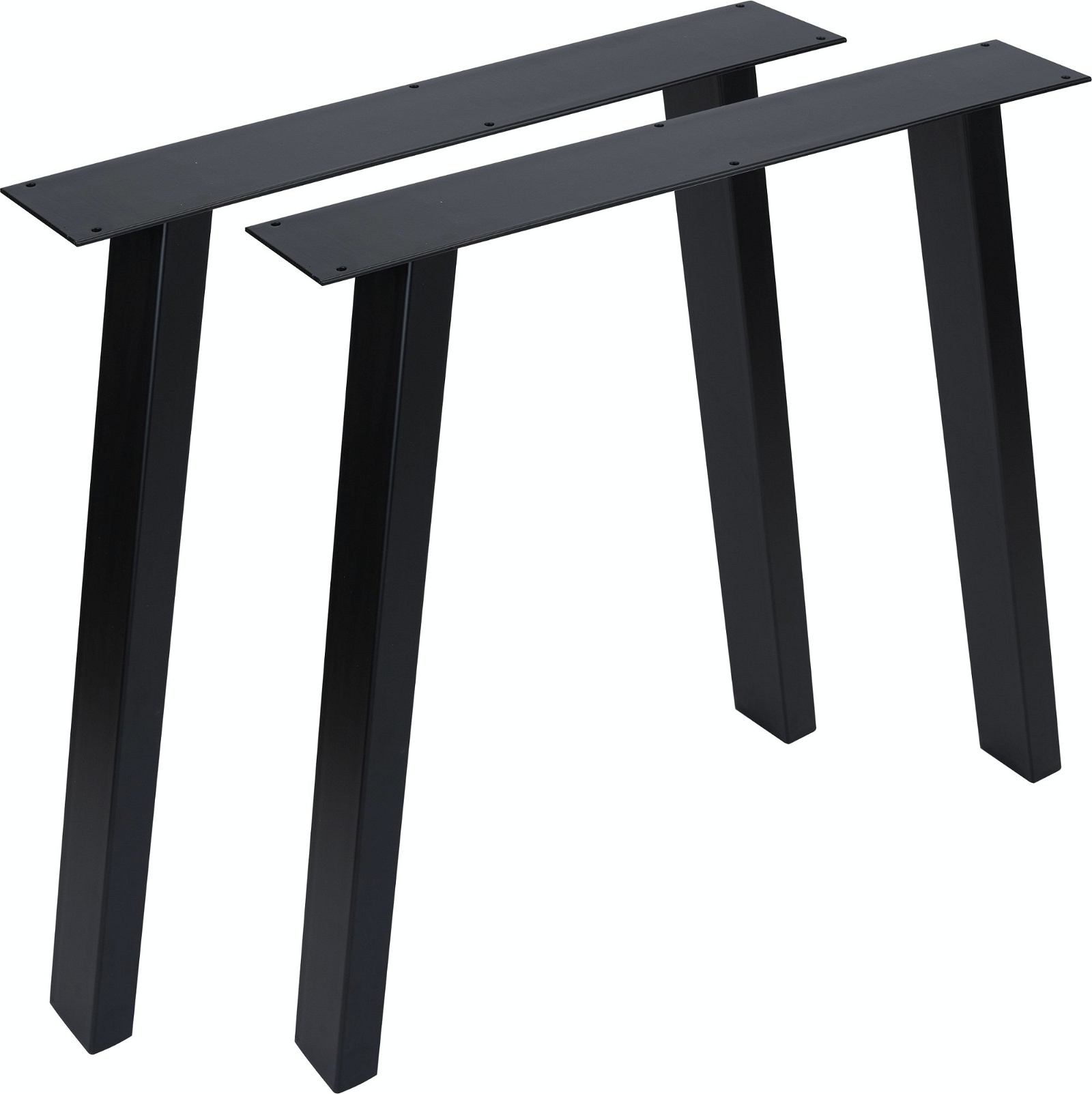 Understel til plankebord Nielsen Design Victor i sort pulverlakeret metal H72ÃL79,5ÃB7,5 cm