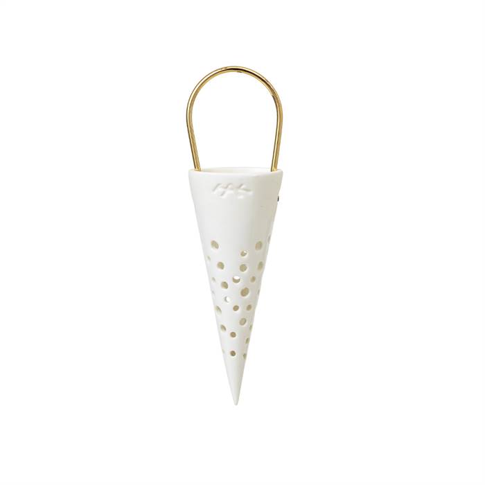 Kahler Kähler Nobili kræmmerhus - H:15,5 cm - Snehvid : Erling Christensen Møbler  : Erling Christensen Møbler