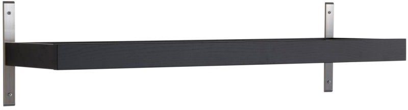 Skohylde/skoreol Oscarssons Möbel Nadja i sortbejdset egetræ 80Ã29Ã25 cm