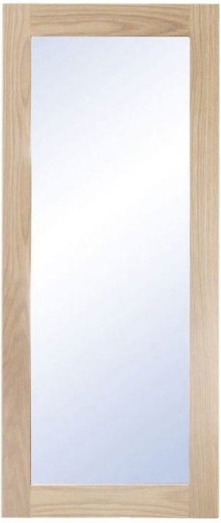 Vægspejl Oscarssons Möbel Nova 90x38 cm hvidolieret egetræ
