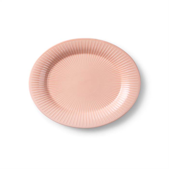 Kahler Kähler Hammershøi ovalt bordfad 28,5 cm - Nude : Erling Christensen Møbler  : Erling Christensen Møbler