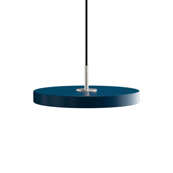 Umage Asteria pendel - Mini - Petrol blue / Stål  : Erling Christensen Møbler