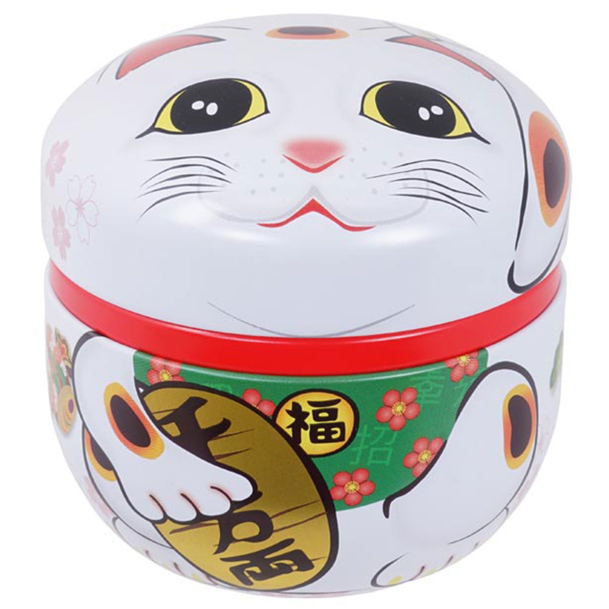 Tokyo design studio Lucky Cat tedåse 100 g, hvid