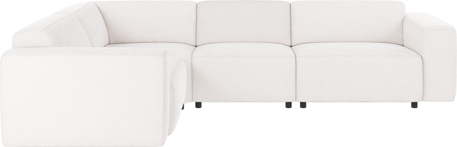 Hjørnesofa Rowico Willard i hvidt 100% polyester Bobby-stof modulbar 297x219 cm