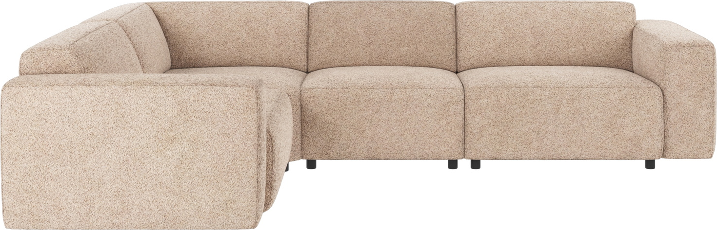 Hjørnesofa Rowico Willard Anna 2 lys beige stof skandinavisk design H70x297x219 cm