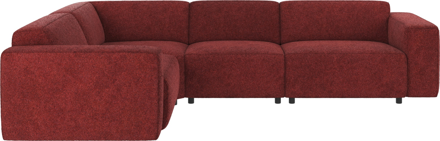 Hjørnesofa Rowico Willard Anna 8 polyester rød 297Ã219 cm skandinavisk design