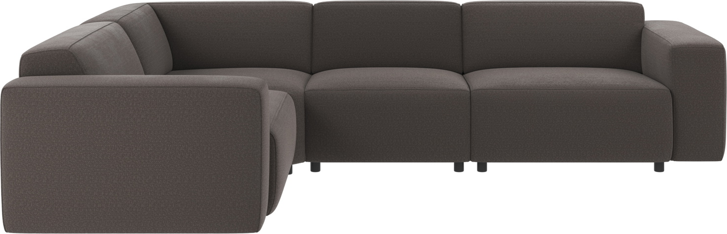 Hjørnesofa Rowico Willard Rita stof mørkegrå modulopbygget 297x219 cm