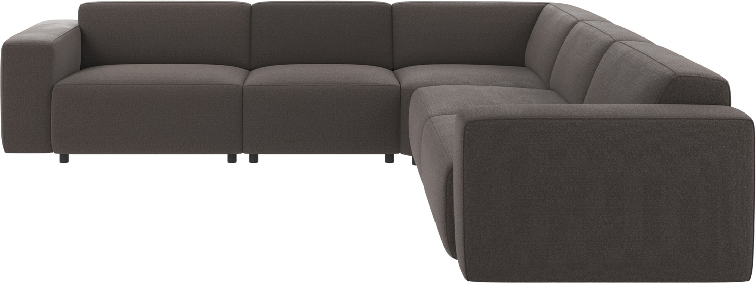 Hjørnesofa Rowico Willard Rita mørkegrå stof modulsofa 297Ã297 cm