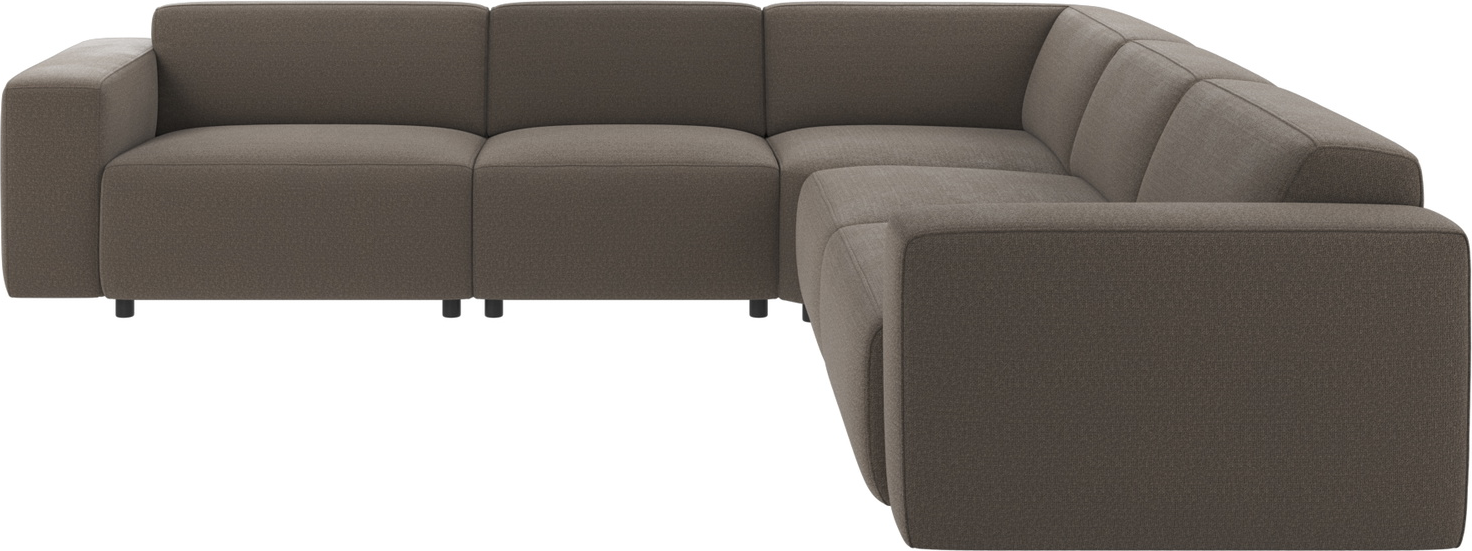 Hjørnesofa Rowico Willard modulsofa Rita 108 mellemgrå 297Ã297 cm nordisk design