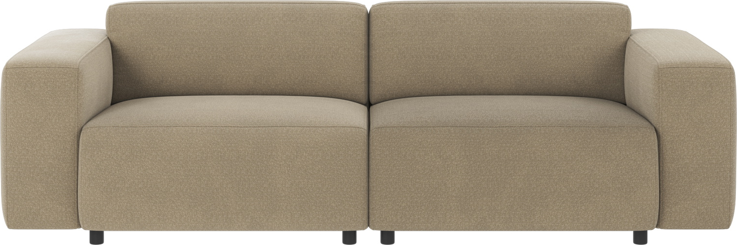 3-personers sofa Rowico Willard mørk beige polyester Rita modulopbygget FSCÂ® B236 cm
