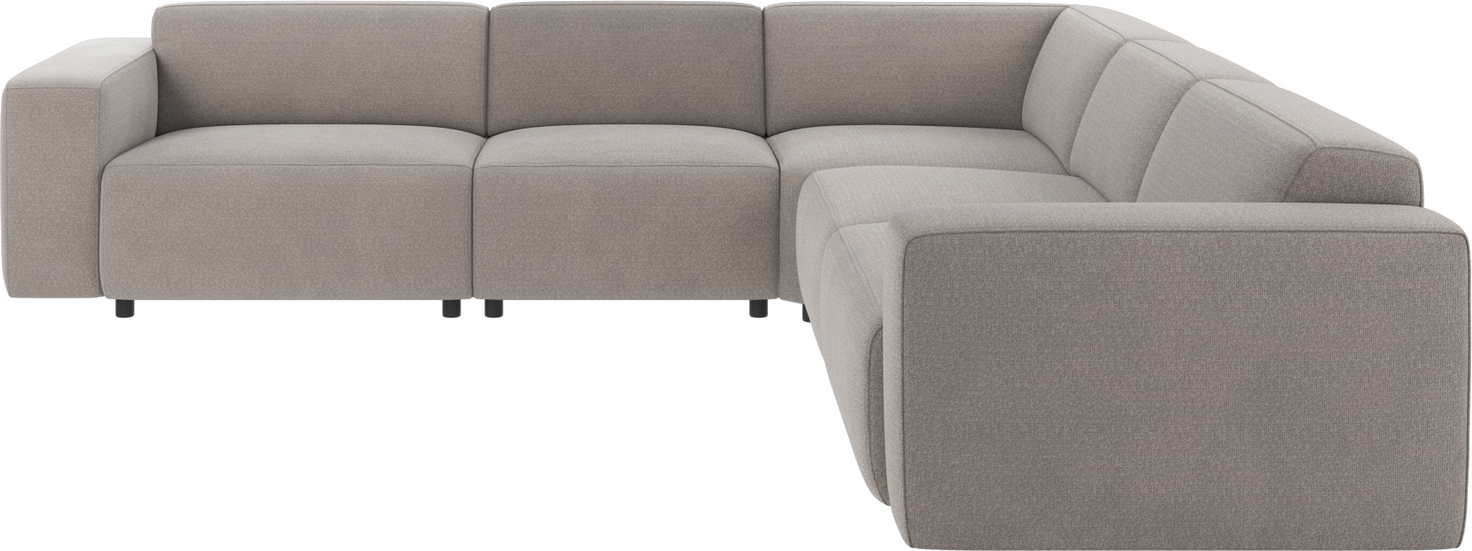 Hjørnesofa Rowico Willard Rita lysegrå modulopbygget 297x297 cm