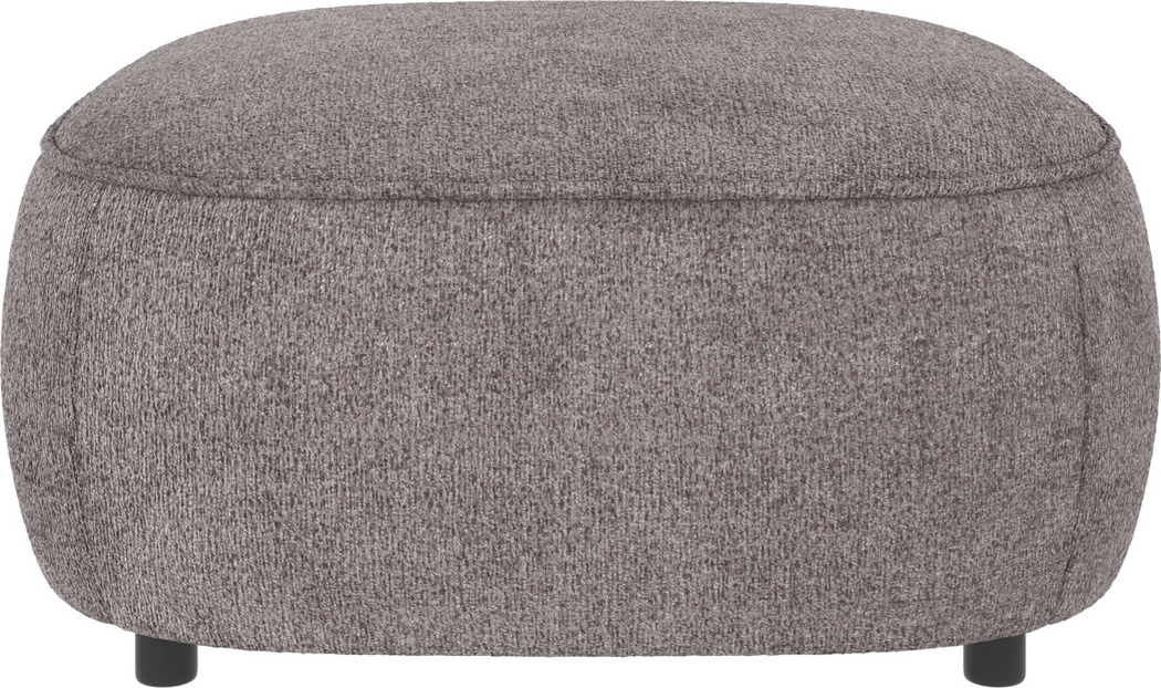 Puf til sofa Rowico Norris Greg 18 grå H43ÃB89ÃD89 cm  -  slidstærk sædepuf/fodskammel