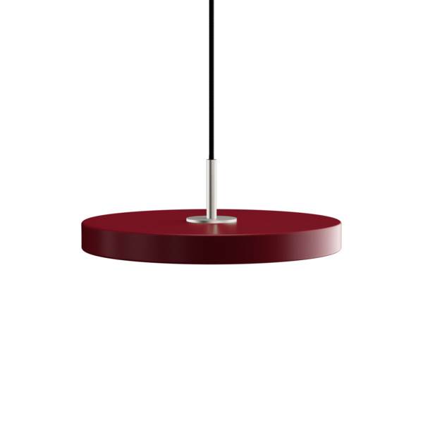 Umage Asteria pendel - Mini - Ruby red / Stål  : Erling Christensen Møbler