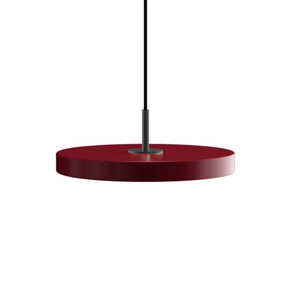 Umage Asteria pendel - Mini - Ruby red / Sort  : Erling Christensen Møbler