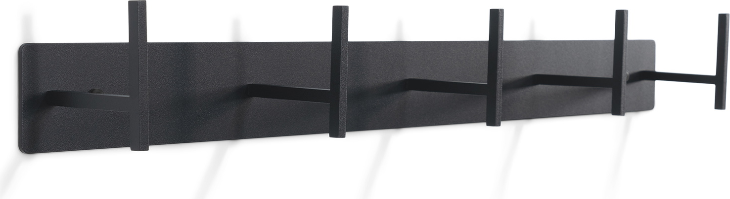 Knagerække Spinder Design Chapman 5 kroge mat sort stål 8,5Ã64Ã8,5 cm