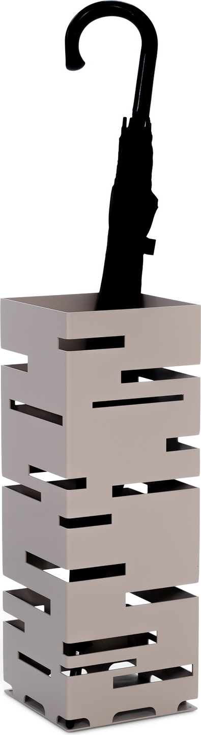 Paraplystativ Spinder Design Modern taupe stål 50Ã18 cm