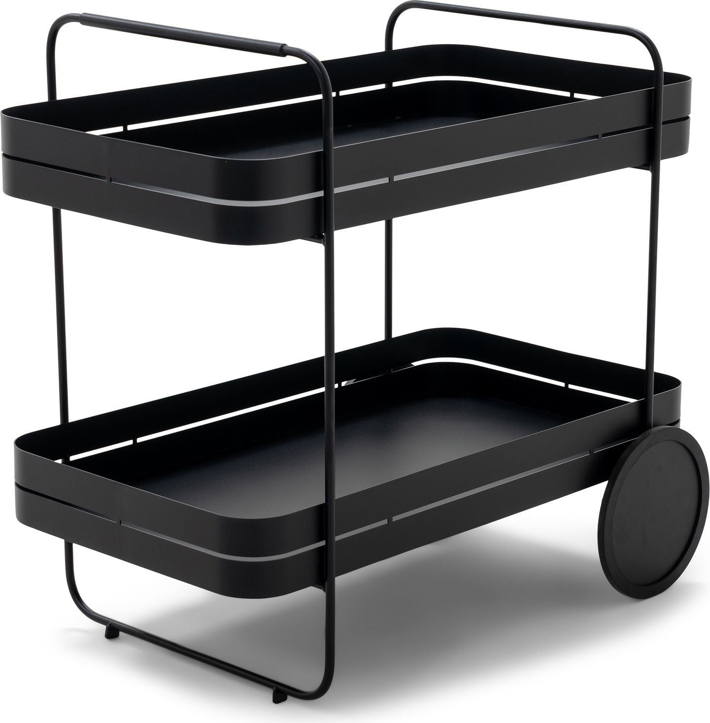 Trolley Spinder Design Gin & trolley Barvogn sort stål H69ÃB42ÃD74 cm