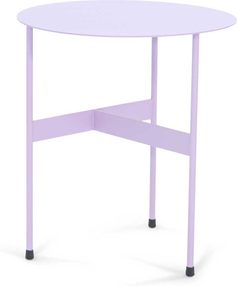 Sidebord Spinder Design Mira Ø40ÃH45 cm stål lys lilla udendørs