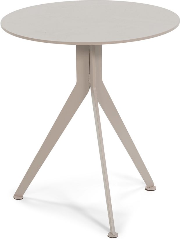 Udendørs sidebord Spinder Design Daley Ø38ÃH38 cm stål taupe