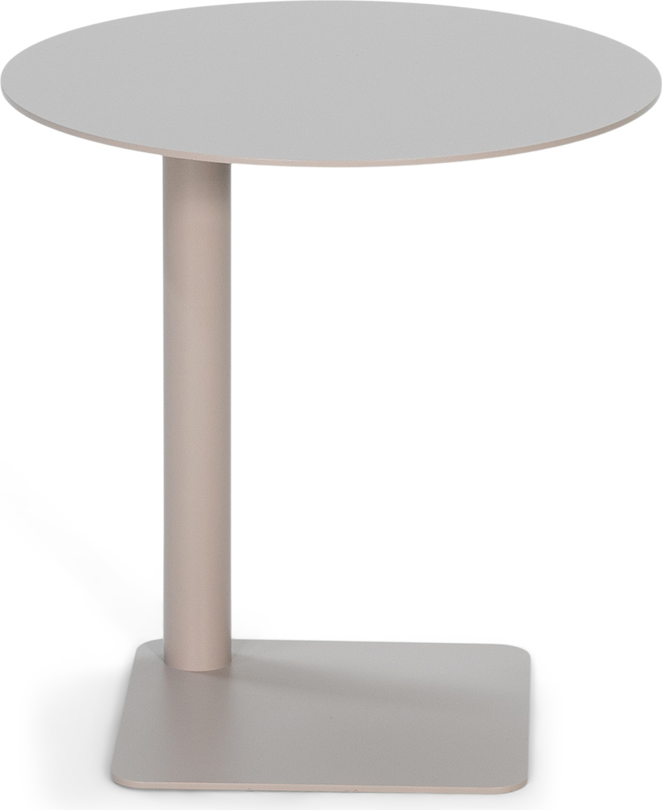 Udendørs sidebord Spinder Design Sunny Ø40ÃH40 cm stål taupe