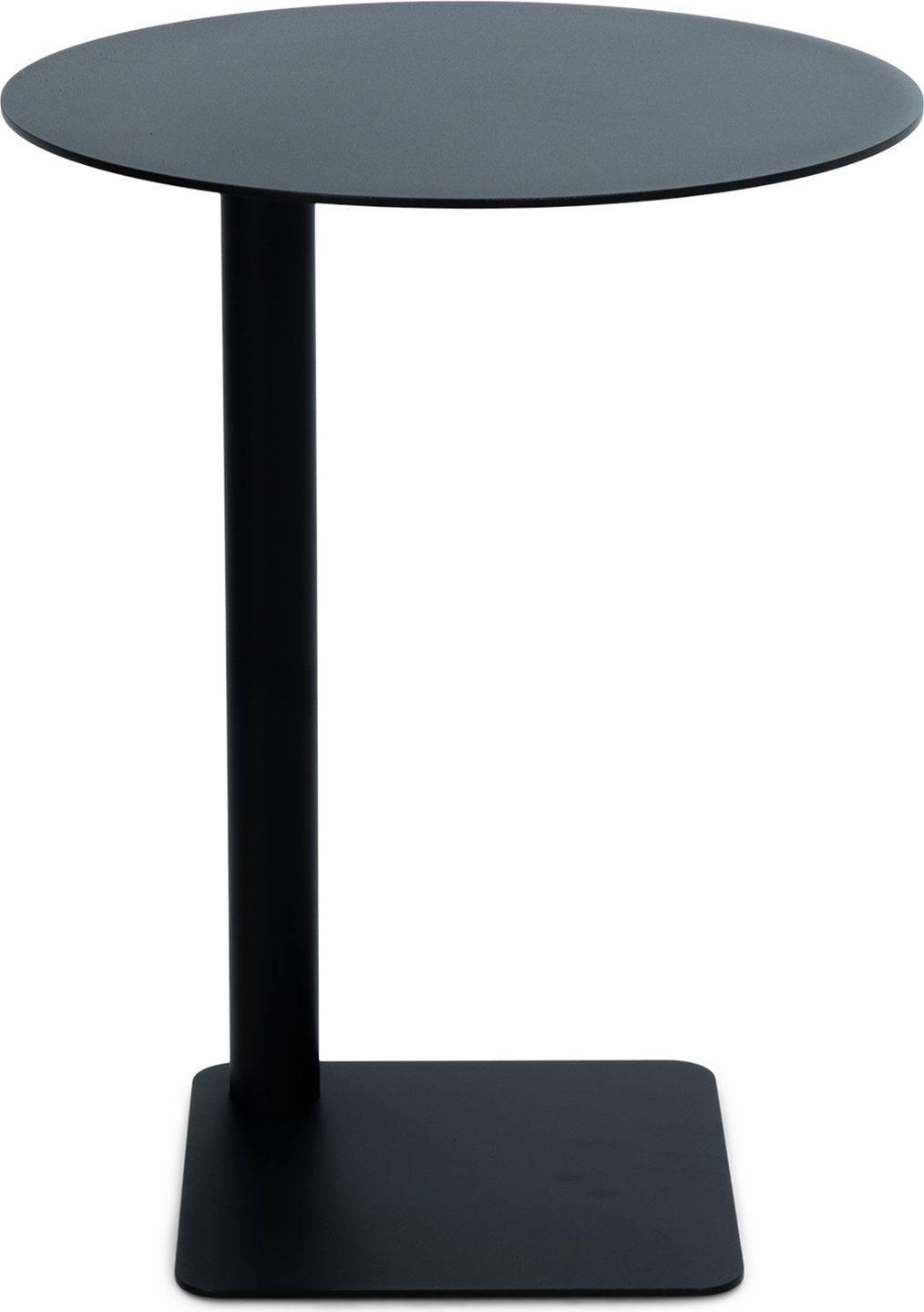 Udendørs sidebord Spinder Design Sunny High Ø40 x H50 cm sortlakeret stål