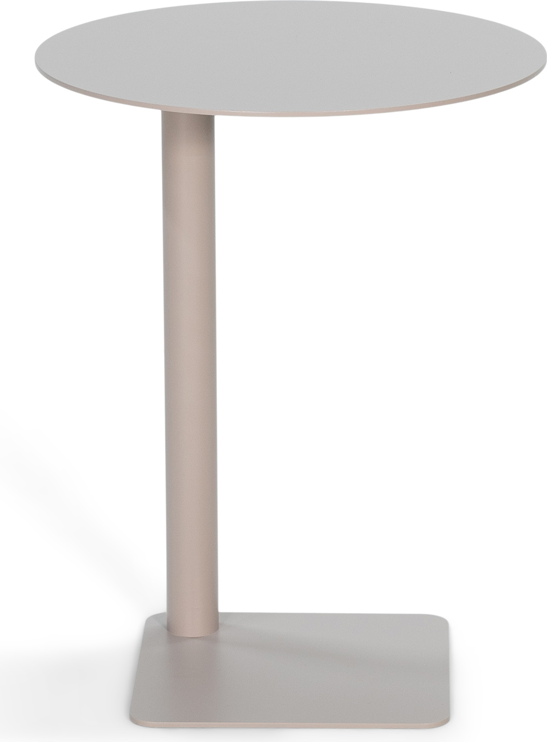 Udendørs sofabord/sidebord Spinder Design Sunny Ø40ÃH50 cm taupe stål