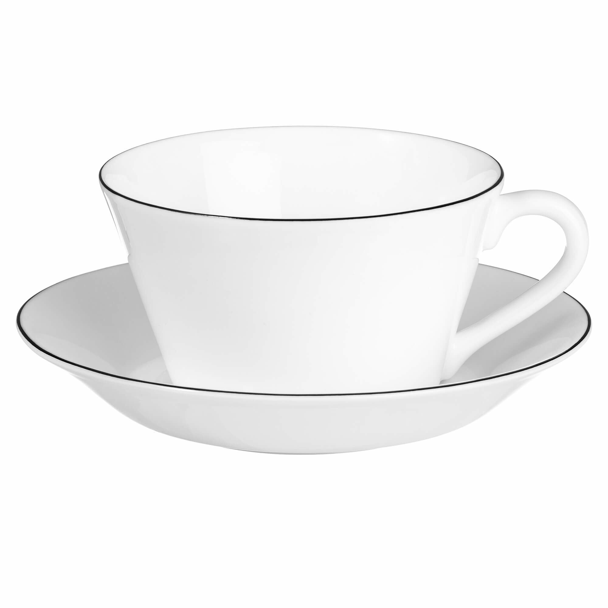 Gustavsberg Natur Snehvid tekop med underkop, 250 ml
