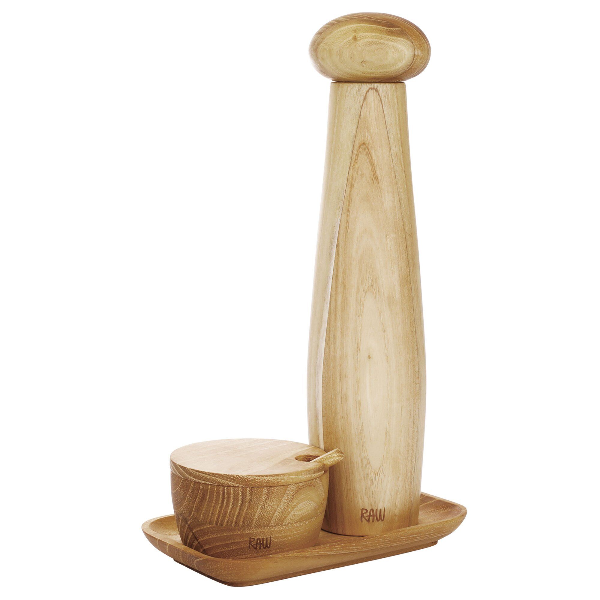 Aida RAW Kværnset tall, teak