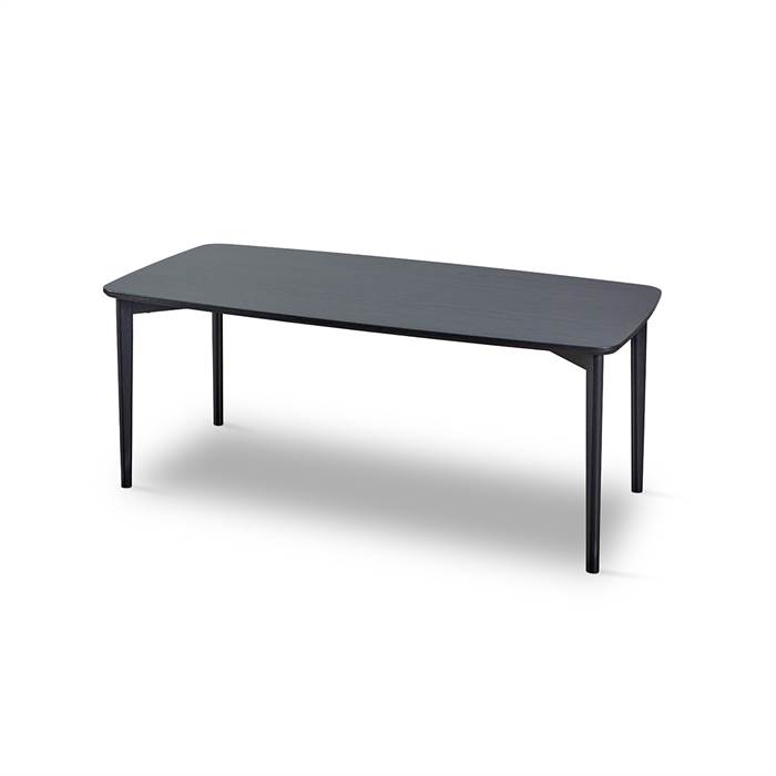 Skovby SM244 / SM265 sofabord - 130 x 65 cm - Bordplade: Sortlakeret eg : Erling Christensen Møbler