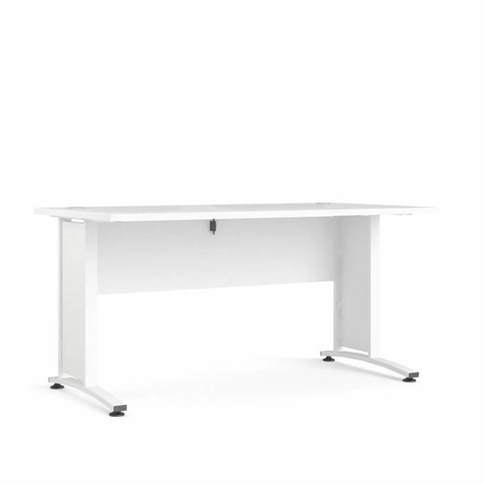 Tvilum Prima Komb. skrivebord - 150 cm - Hvid  : Erling Christensen Møbler