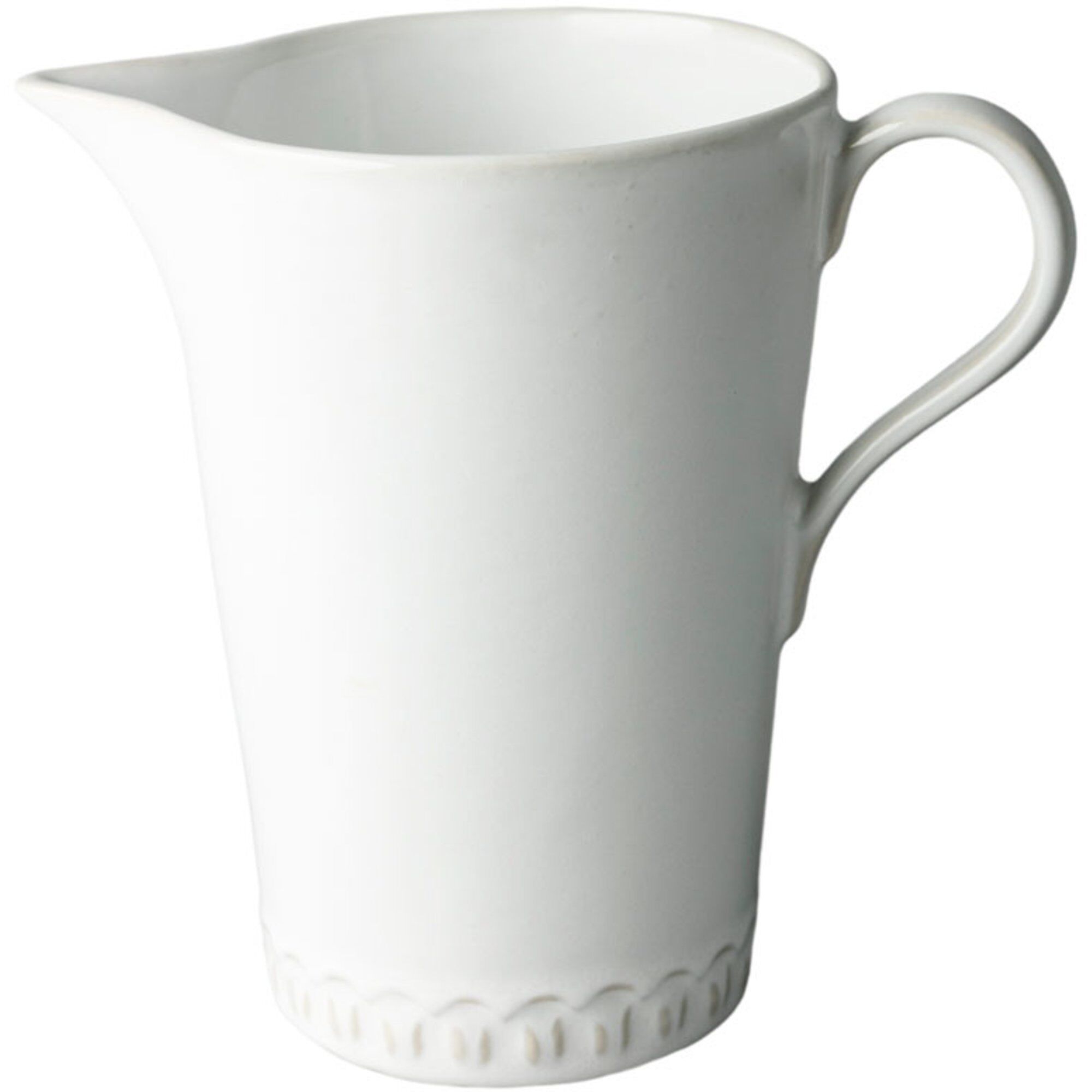 Potteryjo Tulipa stor kande 1 liter, hvid