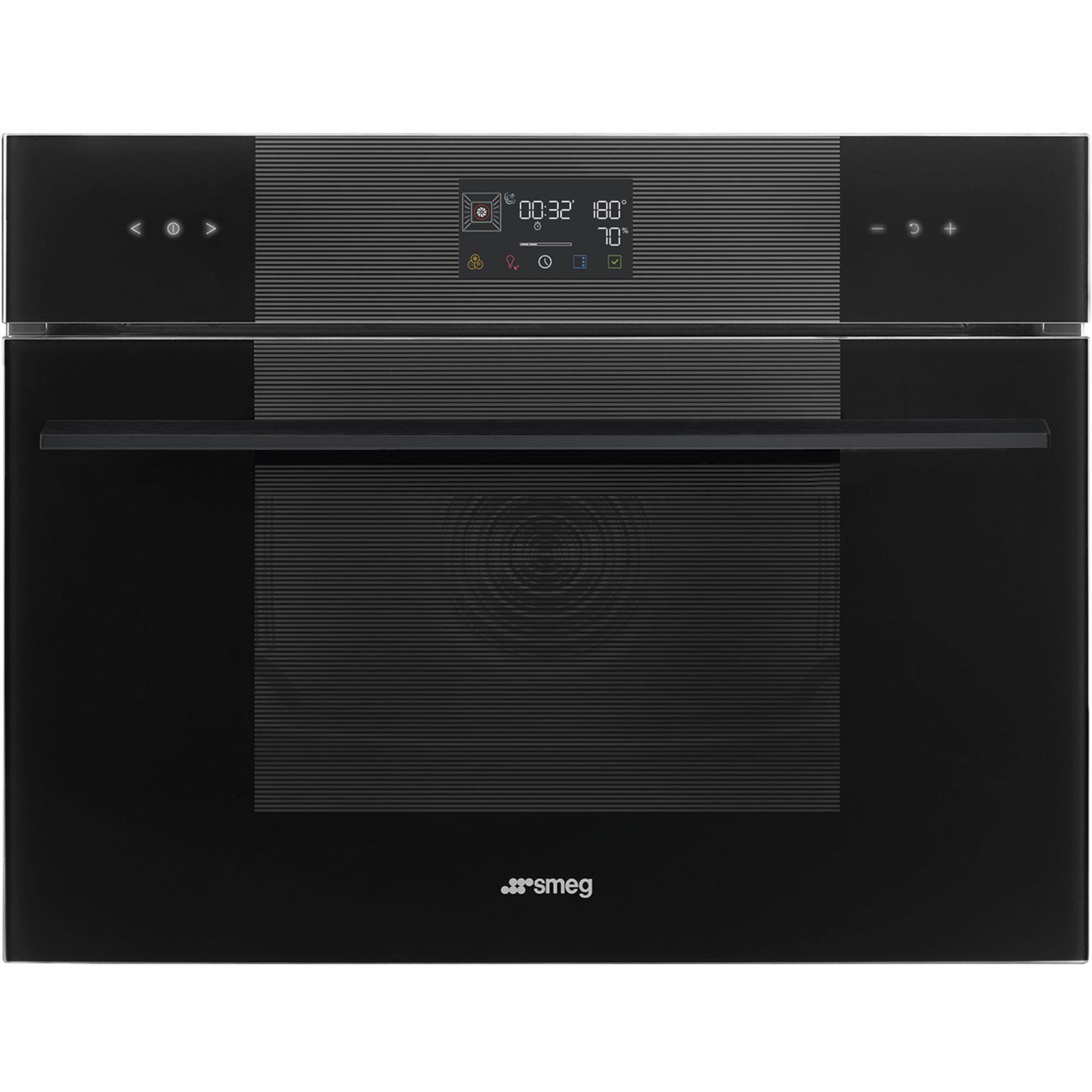 Smeg SO4102S3B3 Linea kombi-dampovn 41 liter, sort