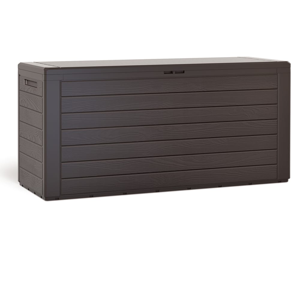 Haveopbevaringsboks brun 300L, 120 x 46 x 57 cm